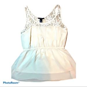 Medium Lace Tank Top Forever 21